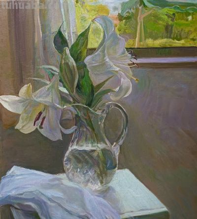 她的每一幅我都喜欢，崔敏老师的油画赏 - 图画吧TUHUABA