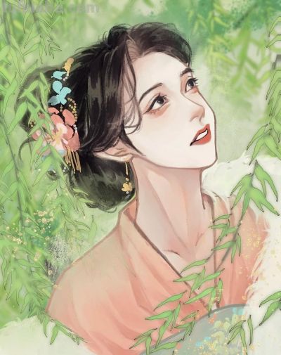 古风人物插画大赏：一秒穿回古言世界 - 图画吧TUHUABA