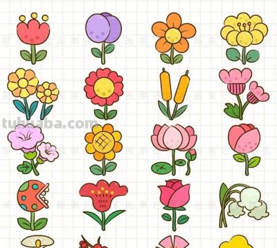 花朵简笔画 - 今日头条