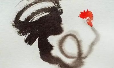 老外画鸡，寥寥几笔，牛！ - 图画吧TUHUABA