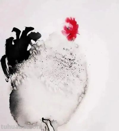 老外画鸡，寥寥几笔，牛！ - 图画吧TUHUABA