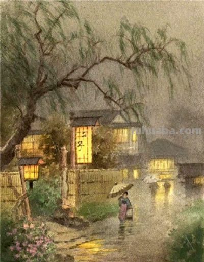 柔美水彩！日本画家Fukutaro Terauchi ​​​​ - 今日头条