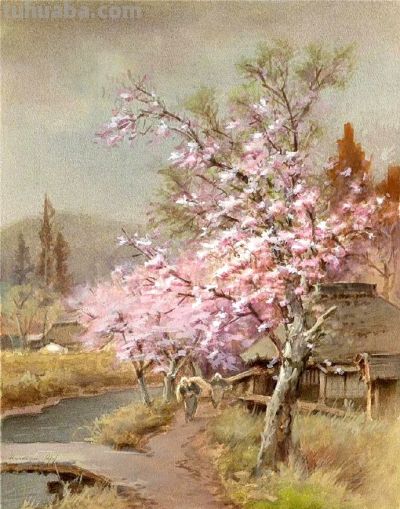 柔美水彩！日本画家Fukutaro Terauchi ​​​​ - 图画吧TUHUABA