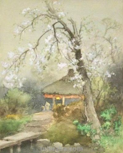 柔美水彩！日本画家Fukutaro Terauchi ​​​​ - 图画吧TUHUABA