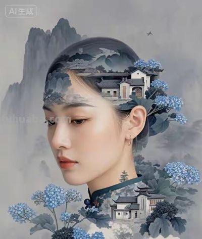 素描画女性 - 图画吧TUHUABA