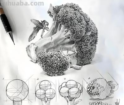 结构素描的空间感很难画？从基础结构到整体造型，这样画最正确 - 图画吧TUHUABA