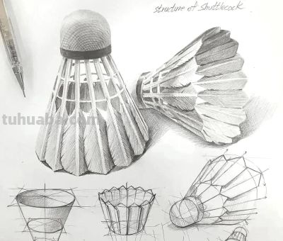 结构素描的空间感很难画？从基础结构到整体造型，这样画最正确 - 图画吧TUHUABA