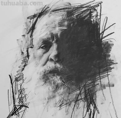 粗狂与细腻结合的素描作品 - 图画吧TUHUABA