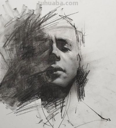 粗狂与细腻结合的素描作品 - 图画吧TUHUABA