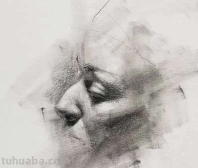 粗狂与细腻结合的素描作品 - 图画吧TUHUABA