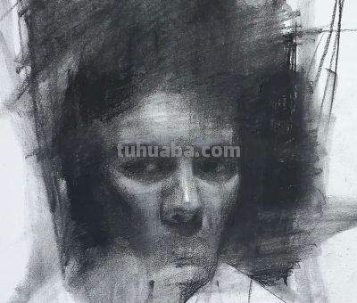 粗狂与细腻结合的素描作品 - 图画吧TUHUABA