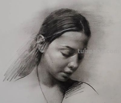 粗狂与细腻结合的素描作品 - 图画吧TUHUABA