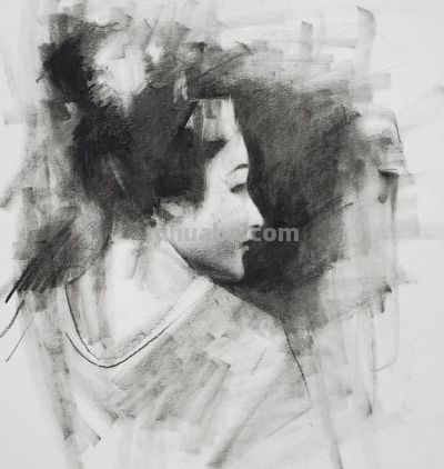 粗狂与细腻结合的素描作品 - 图画吧TUHUABA