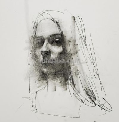 粗狂与细腻结合的素描作品 - 图画吧TUHUABA