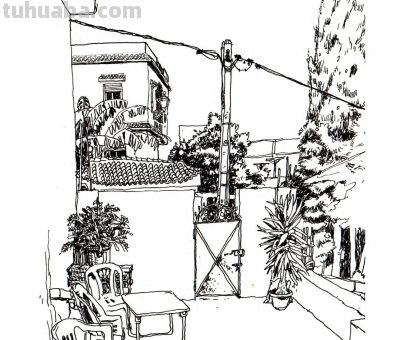 每日一画，随手一幅速写作品，太有生活了！ - 今日头条