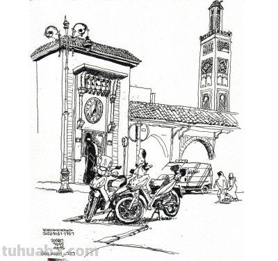 每日一画，随手一幅速写作品，太有生活了！ - 图画吧TUHUABA