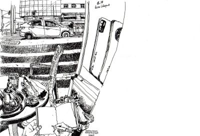 每日一画，随手一幅速写作品，太有生活了！ - 图画吧TUHUABA