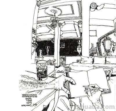 每日一画，随手一幅速写作品，太有生活了！ - 图画吧TUHUABA