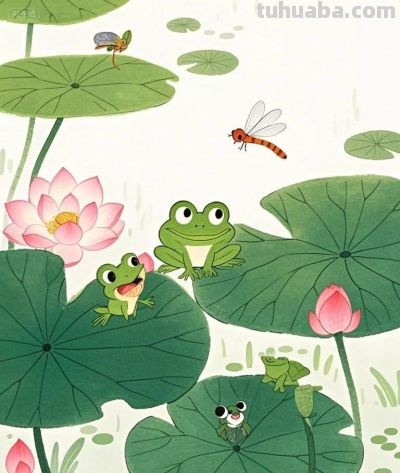 绘本插画，卡通动漫简笔画‖萌萌的动物，超可爱 - 图画吧TUHUABA