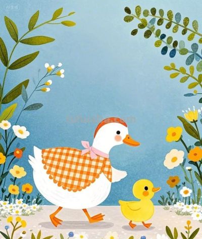 绘本插画，卡通动漫简笔画‖萌萌的动物，超可爱 - 图画吧TUHUABA