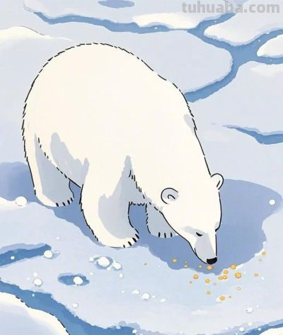 绘本插画，卡通动漫简笔画‖萌萌的动物，超可爱 - 图画吧TUHUABA