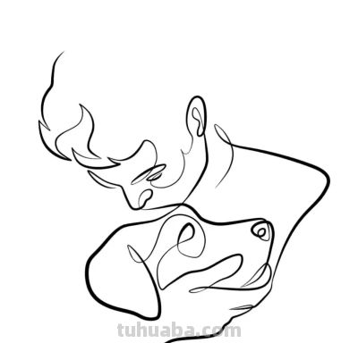 （159）寥寥几笔，韵味十足浮想联翩的人物简笔画，喜欢自取 - 图画吧TUHUABA