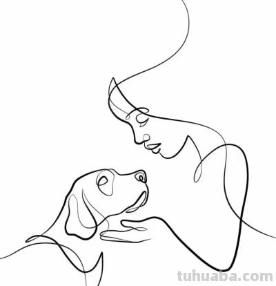 （159）寥寥几笔，韵味十足浮想联翩的人物简笔画，喜欢自取 - 图画吧TUHUABA