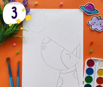 简笔画小狗，这样画画更简单，详细教程一步步教你 - 图画吧TUHUABA