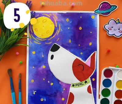 简笔画小狗，这样画画更简单，详细教程一步步教你 - 图画吧TUHUABA