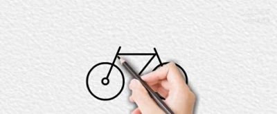 自行车车简笔画交通工具车学生简笔画儿童易学简笔画视频早... - 今日头条