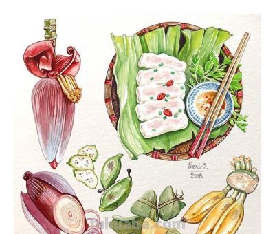 好看的美食手绘作品 ​​​ - 图画吧TUHUABA