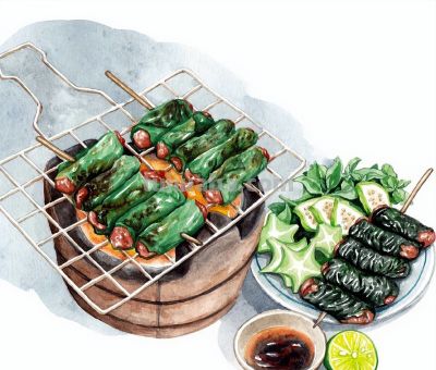 好看的美食手绘作品 ​​​ - 图画吧TUHUABA