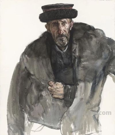 李晓林·少数民族人物画 | 以水彩晕染民族情，用笔触叩击灵魂处 - 图画吧TUHUABA