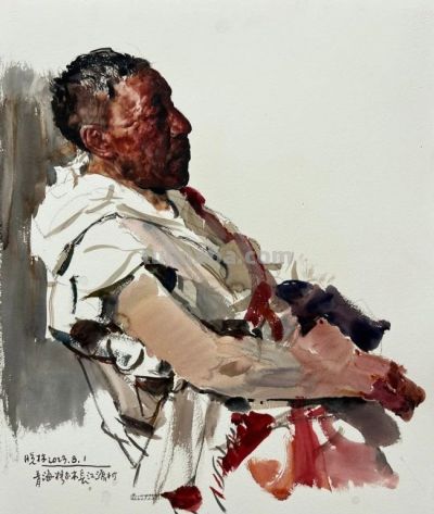 李晓林·少数民族人物画 | 以水彩晕染民族情，用笔触叩击灵魂处 - 图画吧TUHUABA