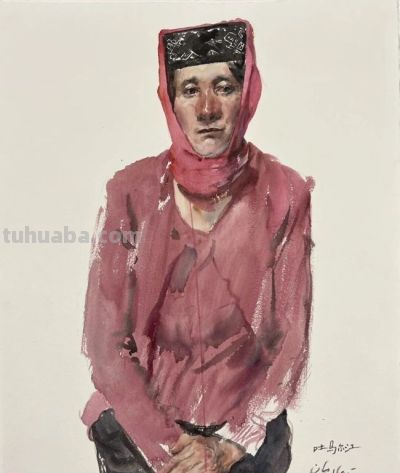 李晓林·少数民族人物画 | 以水彩晕染民族情，用笔触叩击灵魂处 - 图画吧TUHUABA