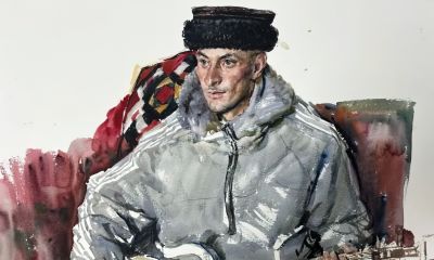 李晓林·少数民族人物画 | 以水彩晕染民族情，用笔触叩击灵魂处 - 图画吧TUHUABA