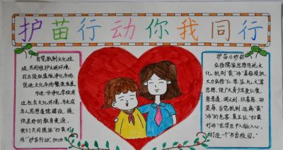 汝南县2023年中小学生“护苗·绿书签”手抄报优秀绘画作品展（小学组） - 图画吧TUHUABA