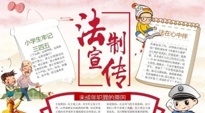 53张宪法手抄报合集：成长路上与法同行，一起学法守法！ - 图画吧TUHUABA