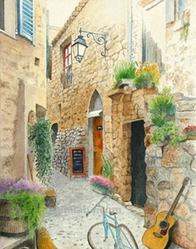 绝美水彩风景：四季该很好，你若尚在场 - 今日头条