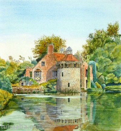 绝美水彩风景：四季该很好，你若尚在场 - 图画吧TUHUABA