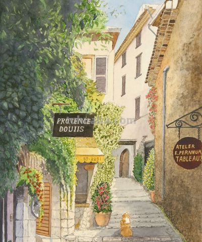 绝美水彩风景：四季该很好，你若尚在场 - 图画吧TUHUABA