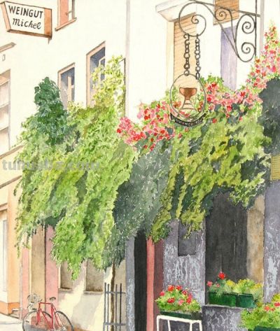 绝美水彩风景：四季该很好，你若尚在场 - 图画吧TUHUABA