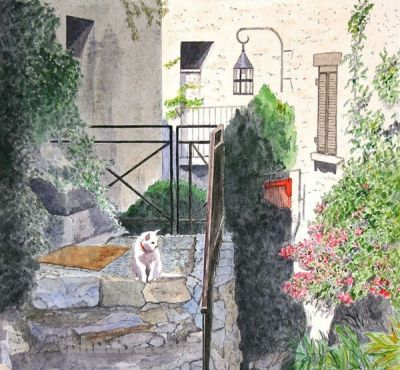 绝美水彩风景：四季该很好，你若尚在场 - 图画吧TUHUABA