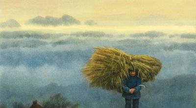 黄铁山风景水彩画欣赏 - 图画吧TUHUABA