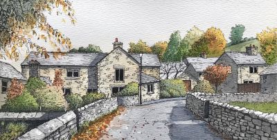 摄影师画的钢笔水彩风景，表现力超强！他用手绘打败了相机 - 图画吧TUHUABA