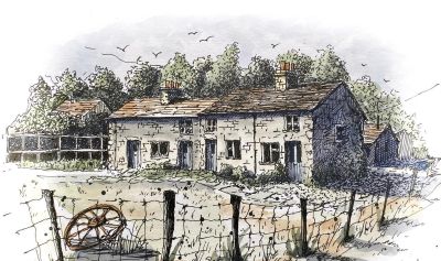 摄影师画的钢笔水彩风景，表现力超强！他用手绘打败了相机 - 图画吧TUHUABA