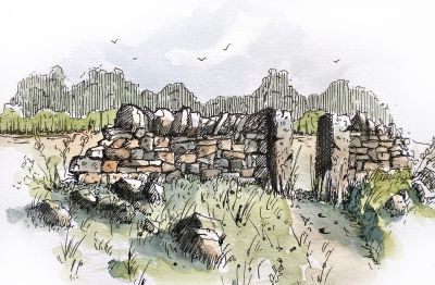 摄影师画的钢笔水彩风景，表现力超强！他用手绘打败了相机 - 图画吧TUHUABA