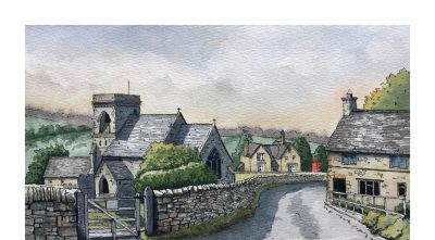 摄影师画的钢笔水彩风景，表现力超强！他用手绘打败了相机 - 图画吧TUHUABA