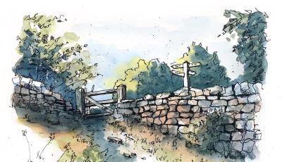 摄影师画的钢笔水彩风景，表现力超强！他用手绘打败了相机 - 图画吧TUHUABA