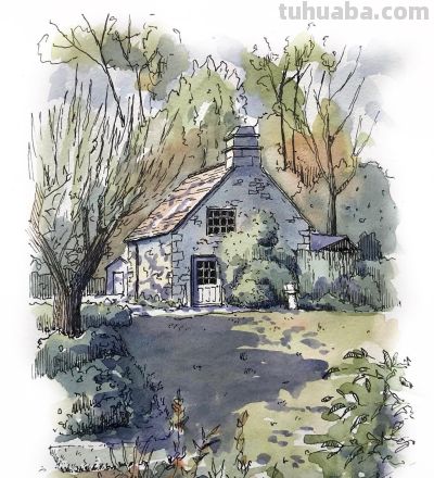 摄影师画的钢笔水彩风景，表现力超强！他用手绘打败了相机 - 图画吧TUHUABA